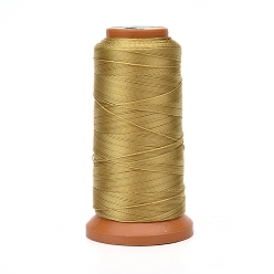 Goldenrod Polyester Threads, for Jewelry Making, Goldenrod, 0.7mm, about 437.44 yards(400m)/roll