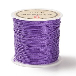 Púrpura 50 cuerda de nudo chino de nailon de yardas, Cordón de nailon para joyería para hacer joyas., púrpura, 0.8 mm