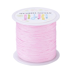 Pearl Pink Nylon Thread, Pearl Pink, 0.5mm, about 147.64yards/roll(135m/roll)