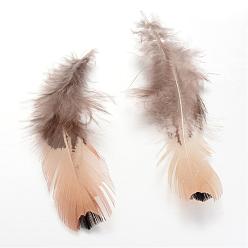 Сэнди Коричневый Аксессуары костюма цыпленка перо, песчаный коричневый, 100~110x30~40 мм