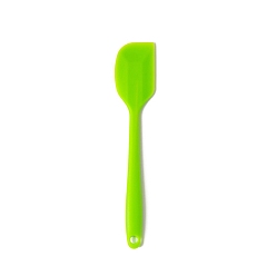 Verde de Amarillo Raspador de silicona, cuchillo para mezclar, espátula para crema, herramientas para hornear, amarillo verdoso, 210x40 mm