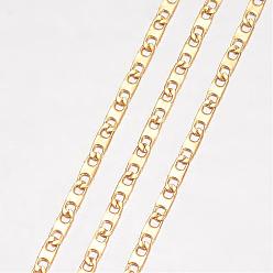 Golden 304 Stainless Steel Necklace, Mariner Link Chain, with Lobster Claw Clasps, Golden, 19.69 inch(500mm), 1.7mm