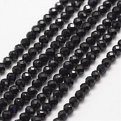 Spinel Natural Spinel Bead Strands, Faceted, Round, 3mm, Hole: 0.5mm, about 138pcs/strand, 15 inch
