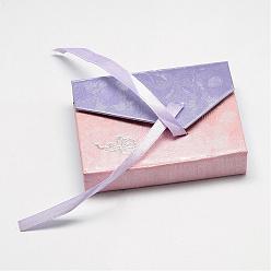 Lilac Cardboard Box, Rectangle, Pendant Box, Lilac, 8.5x6.2x2.3cm