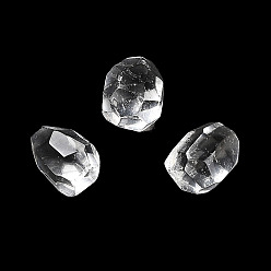 Хрусталь Природный кристалл кварца бусины, бусины из горного хрусталя, нет отверстий / незавершенного, граненые, самородки, 15~19x13~15x12~15 мм