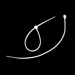 White Nylon Cable Ties, Tie Wraps, Zip Ties, White, 80x3mm, about 1000pcs/bag