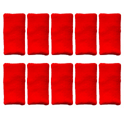 Красный Нейлоновые накладки на пальцы, для принадлежностей для алмазной живописи, красные, 45x25 мм, 10 шт