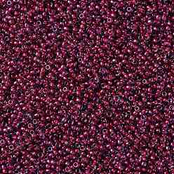 (304) Inside Color Light Sapphire/Hyacinth Lined TOHO Round Seed Beads, Japanese Seed Beads, (304) Inside Color Light Sapphire/Hyacinth Lined, 11/0, 2.2mm, Hole: 0.8mm, about 1110pcs/bottle, 10g/bottle