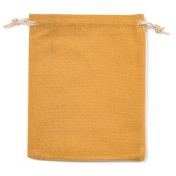 Verge D'or Pochettes en velours rectangle, sacs-cadeaux, verge d'or, 12x10 cm