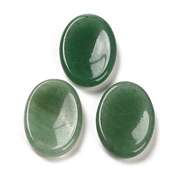Green Aventurine Natural Green Aventurine Oval Worry Stone, Anxiety Healing Crystal Thumb Stone, 34~35x24~25x6~7mm