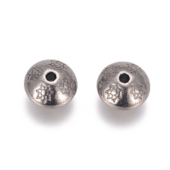 Gunmetal Tibetan Style Spacer Beads, Bicone, Lead Free & Cadmium Free, Gunmetal, 10.5x7.5mm, Hole: 1mm