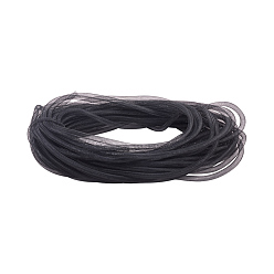 Negro Cordón de hilo de rosca neto plástico, negro, 8 mm, 30 yardas / paquete