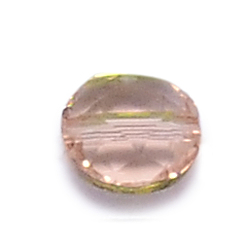 Pêche Imitation facettes cristal autrichien rangées de perles, grade de aaa, Toupie, peachpuff, 5x5mm, Trou: 0.7~0.9mm, Environ 80 pcs/chapelet, 15.7 pouce