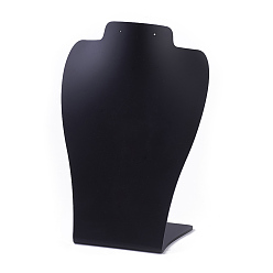 Noir Affiche collier acrylique, noir, 14.5x8.3x22 cm