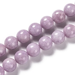 Lépidolite Perles naturelles de perles de lépidolite, ronde, 10~11mm, Trou: 1mm, Environ 38 pcs/chapelet, 15.31 pouce (38.9 cm)
