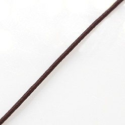 Brun De Noix De Coco Élastiques autour des cordons de bijoux en perles polypropylène fils, brun coco, 1.4 mm, environ 50 verges / rouleau (150 pieds / rouleau)