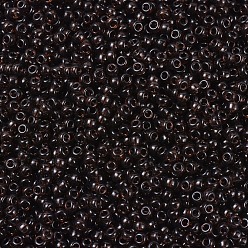 (RR135) Transparent Root Beer MIYUKI Round Rocailles Beads, Japanese Seed Beads, (RR135) Transparent Root Beer, 11/0, 2x1.3mm, Hole: 0.8mm, about 5500pcs/50g