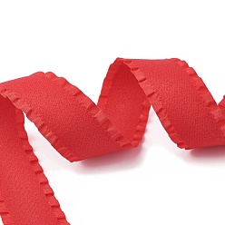 Red Polyester Ribbons, Red, 1 inch(25mm), about 30yards/roll(27.432m/roll)