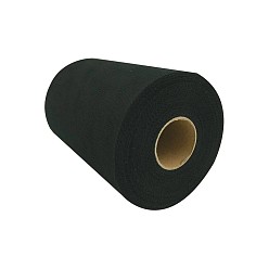 Black Deco Mesh Ribbons, Tulle Fabric, Tulle Roll Spool Fabric For Skirt Making, Black, 6 inch(15cm), about 100yards/roll(91.44m/roll)