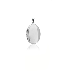 Stainless Steel Color 304 Stainless Steel Locket Pendants, Oval, Stainless Steel Color, 24x16x5mm, Hole: 10x5mm, Inner Size: 15x10mm