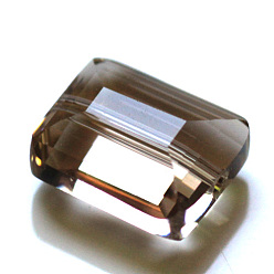 Bois Solide Imitations de perles de cristal autrichien, grade de aaa, facette, rectangle, burlywood, 6x8x4mm, Trou: 0.7~0.9mm
