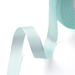 Light Cyan Single Face Satin Ribbon, Polyester Ribbon, Breast Cancer Pink Awareness Ribbon Making Materials, Valentines Day Gifts, Boxes Packages, Light Cyan, 1/2 inch(12mm), about 25yards/roll(22.86m/roll), 250yards/group(228.6m/group), 10rolls/group
