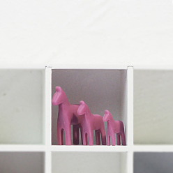 Flamant 3 tailles ornements miniatures de chevaux en résine, pour bureau salon maison jardin décoration, flamant, 18~30x15~25x4~6mm, 3 pièces / kit