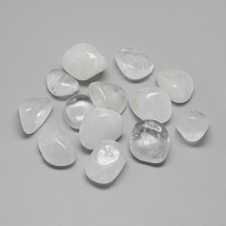 Cristal de Quartz Perles de cristal de quartz naturel, pierre tombée, pierres de guérison pour l'équilibrage des chakras, cristal thérapie, pas de trous / non percés, nuggets, 7mm, environ15~30x10~25x5~20 pcs / 120 g