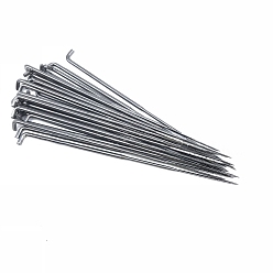Platinum Iron Punch Needles, Needle Felting Tool, Platinum, 86x5.5x2mm