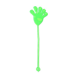 Verde Primavera Juguete antiestrés tpr, divertido juguete sensorial inquieto, para aliviar la ansiedad por estrés, mano pegajosa, primavera verde, 171 mm, agujero: 2 mm