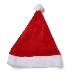 Marrón Sombreros de navidad de tela, para la decoración de la fiesta de navidad, marrón, 380x290x17.5 mm, diámetro interior: 185 mm