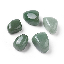 Зеленый Авантюрин Естественный зеленый бисер авантюрин, лечебные камни, для энергетической балансировки медитативной терапии, упавший камень, драгоценные камни наполнителя вазы, нет отверстий / незавершенного, самородки, 20~35x13~23x8~22 мм
