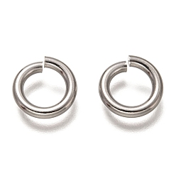 Stainless Steel Color 304 Stainless Steel Jump Rings, Open Jump Rings, Round Ring, Stainless Steel Color, 11x2mm, Inner Diameter: 7mm