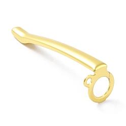 Золотой Железный карманный зажим, для самостоятельного изготовления перьевой ручки или карандаша, золотые, 42x12x11 мм, отверстие : 1.6 мм