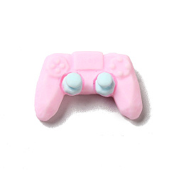 Pink Opaque Resin Cabochons, Game Controller, Pink, 15x24x7.5mm