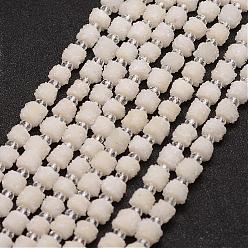 Color AB Plateado Electroplate druzy naturales hebras de perlas de cristal, pepitas, color de ab chapado, 12~25x10~18 mm, agujero: 2 mm, sobre 24 unidades / cadena, 15.7 pulgada