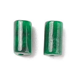 Autres Jades Perles de jade naturels, teint, colonne, 8x4mm, Trou: 1mm