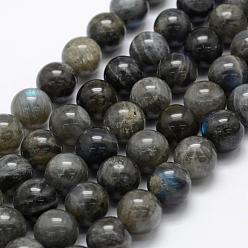 Labradorite Chapelets de perles labradorite naturelle , Grade A +, ronde, 12mm, Trou: 1mm, Environ 32 pcs/chapelet, 15.3 pouce (39 cm)