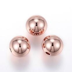 Rose Gold 304 Stainless Steel Interlocking Clasps, Rose Gold, 46.5x12x12mm, Hole: 5mm