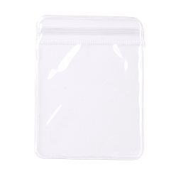 Clear PVC Anti Oxidation Zip Lock Bags, Transparent Antitarnish Jewelry Packing Storage Pouch, Clear, 8x6x0.15cm, , Unilateral thickness: 4.9 Mil(0.125mm)