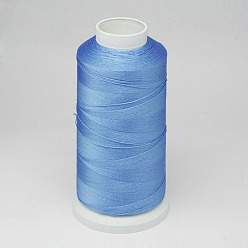 Bleu Ciel Fil de nylon, pour la fabrication de glands, bleu ciel, 0.3mm, environ 1093.61 yards (1000m)/rouleau