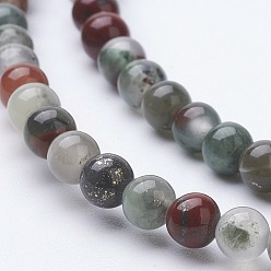 Other Jasper Natural Jasper Bead Strands, Round, 4.5mm, Hole: 0.5mm, about 90pcs/strand, 15.3 inch