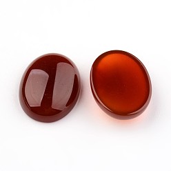 Natural Agate Oval Natural Agate Cabochons, 20x15x6mm