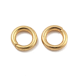 Золотой 304 кольца прыжок из нержавеющей стали, паяные кольца, Замкнутые кольца для прыжков, золотые, 18 датчик, 5x1 мм, внутренний диаметр: 3 мм