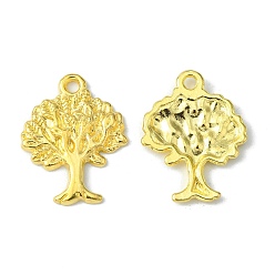 Golden Tibetan Style Alloy Pendants, Cadmium Free & Nickel Free & Lead Free, Tree of Life, 22x17x2mm, Hole: 2mm
