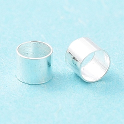 Silver 304 Stainless Steel Beads, Column, Silver, 2.5x2mm, Hole: 2mm