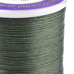 Green Nylon 66 Coated Beading Threads for Seed Beads, Green, 0.1mm, about 54.68 yards(50m)/roll