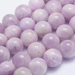 Kunzite Kunzite naturelles brins de perles, perles de spodumène, ronde, a- année, 12mm, Trou: 1mm, Environ 32 pcs/chapelet, 15.7 pouce (40 cm)