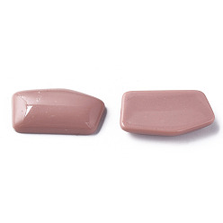 Brun Rosé  Cabochons acryliques opaques, nuggets, brun rosé, 27x14.5x5mm, environ300 pcs / 500 g
