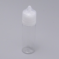 Clear BENECREAT Plastic Squeeze Bottles, Clear, 30x114.5mm, Capacity: 50ml